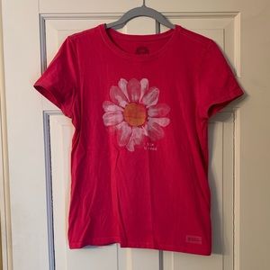 Life is Good pink tshirt